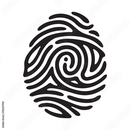 black finger print