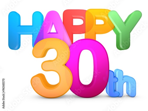 Photography Happy 30th Title