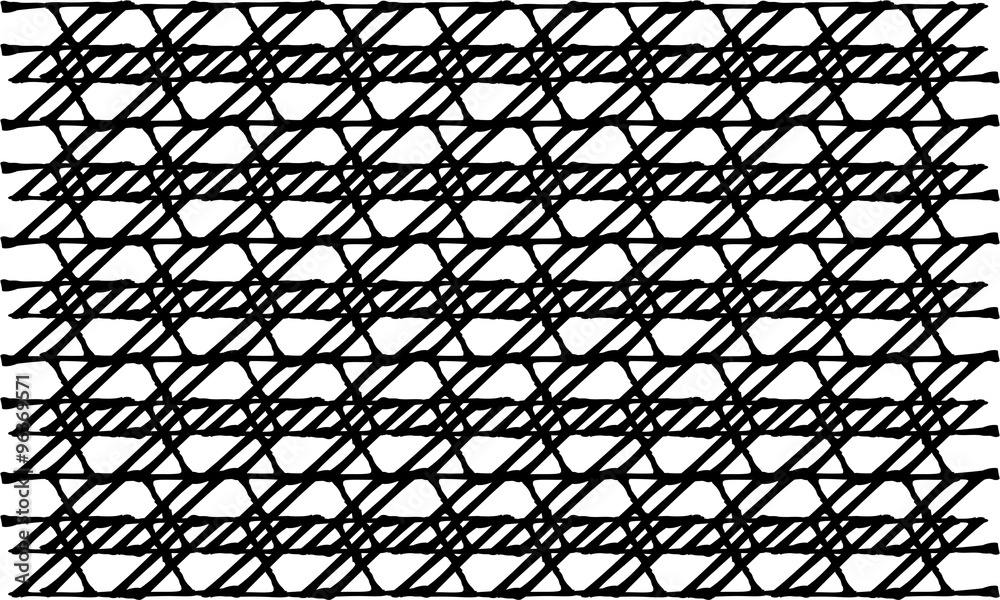 Naklejka premium Abstract background, Geometric seamless pattern ,Black and white