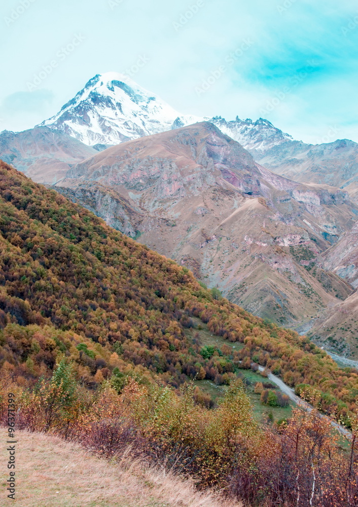 Naklejka premium Mountains in Georgia