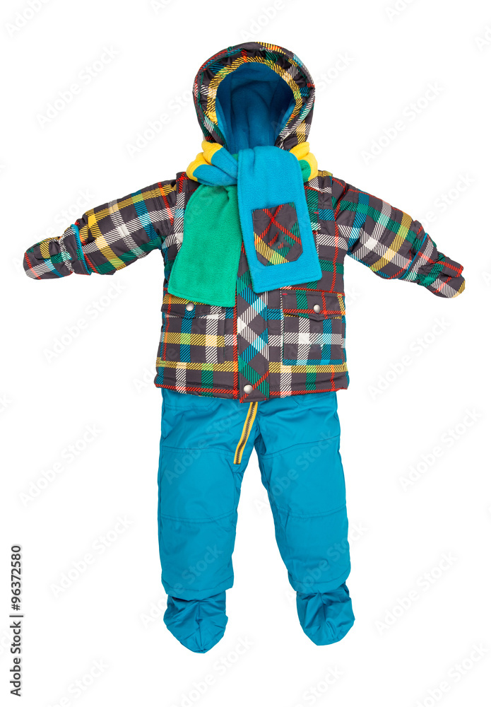Childrens snowsuit fall Childrens snowsuit fall