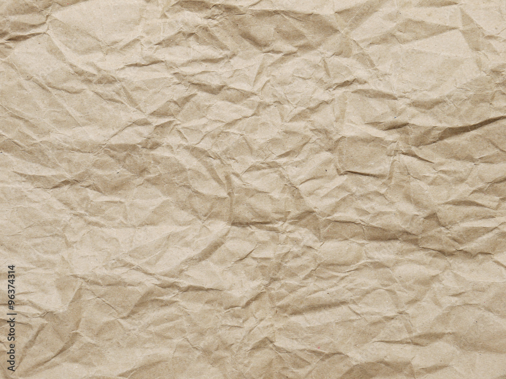 Crumpled paper for background usage Crumpled paper for background usage