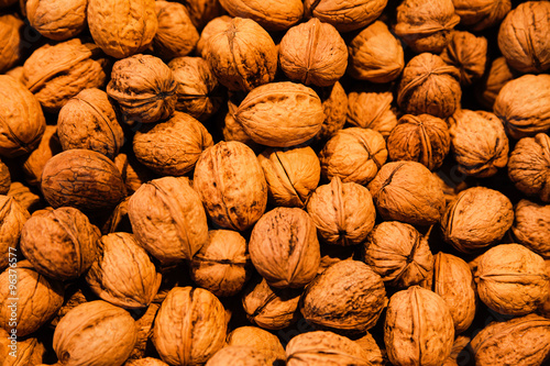 Walnuts on store shelves