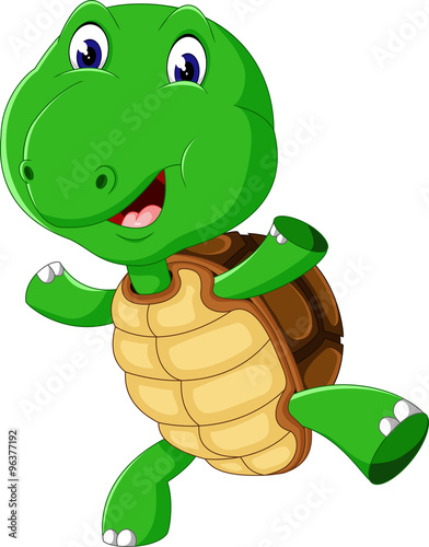 Cute cartoon turtle of illustration 