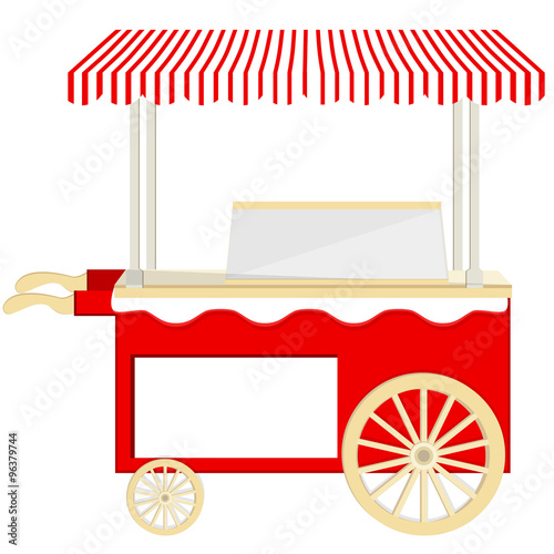 Ice cream red cart