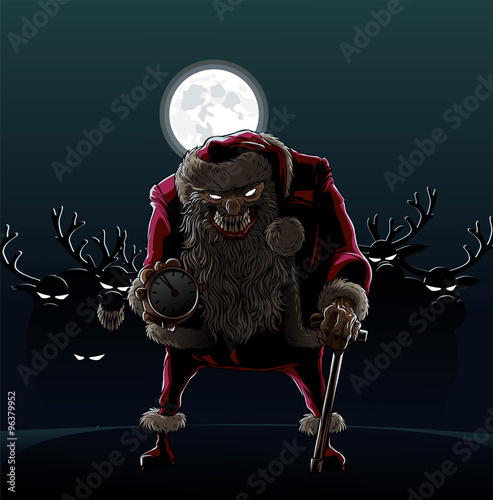 Devil Santa Claus

Devil Santa Claus Killer and evil Deers stay on your way.
