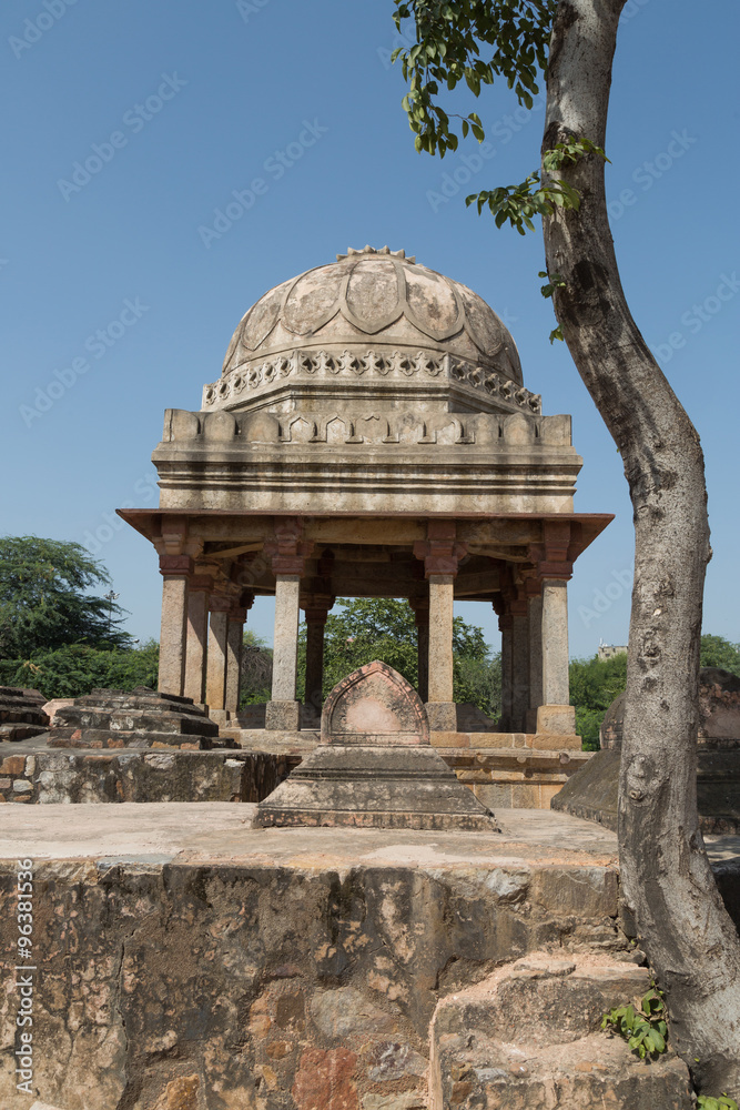 Archaeological building at Mehrauli Park, New Delhi