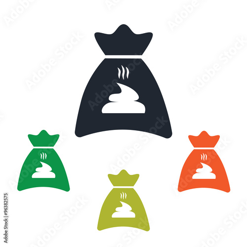 Bag with turd icon