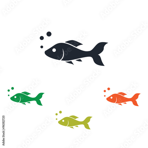 Aquarium fish icon