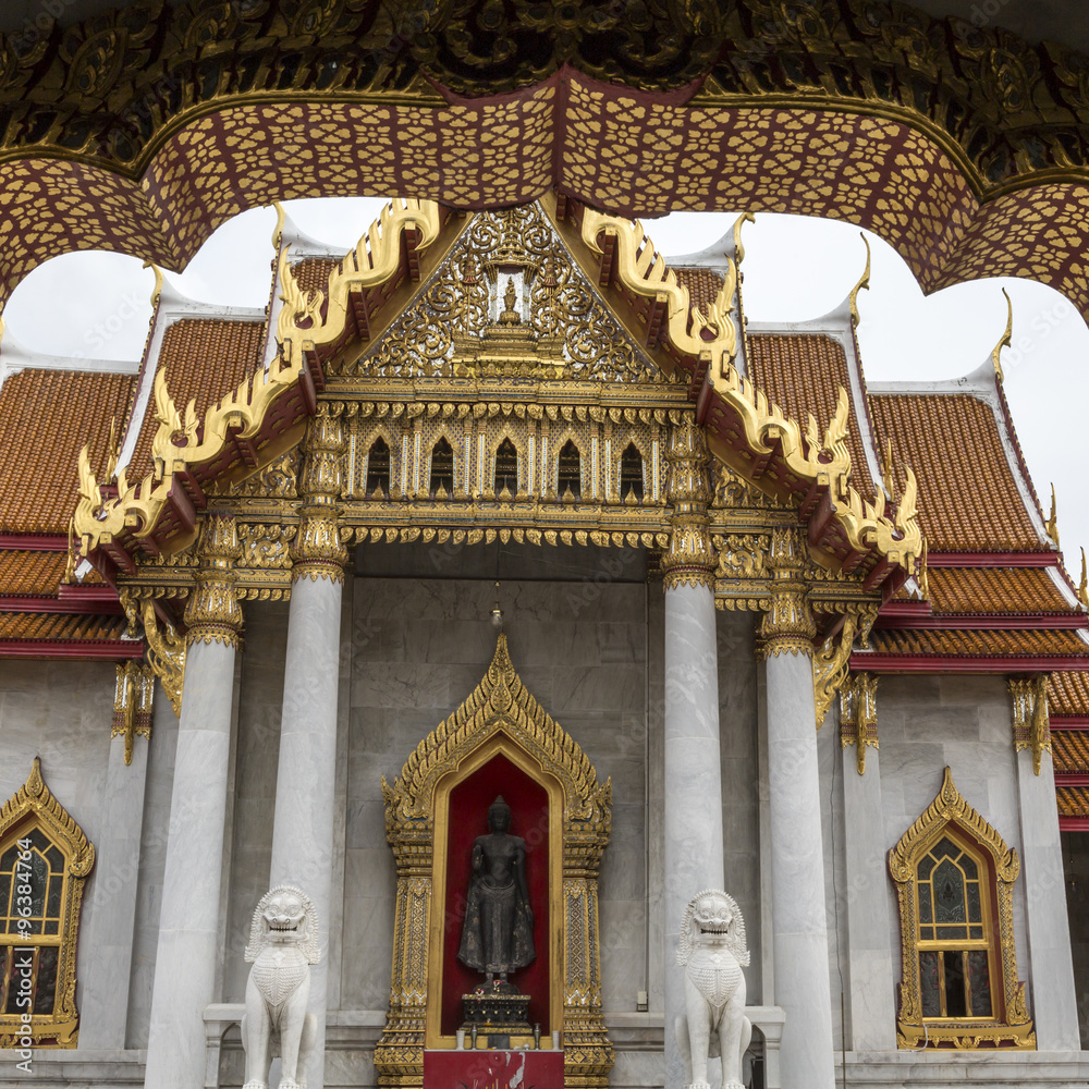Temple(Wat Benchamabophit), Bangkok, Thailand Temple(Wat Benchamabophit), Bangkok, Thailand