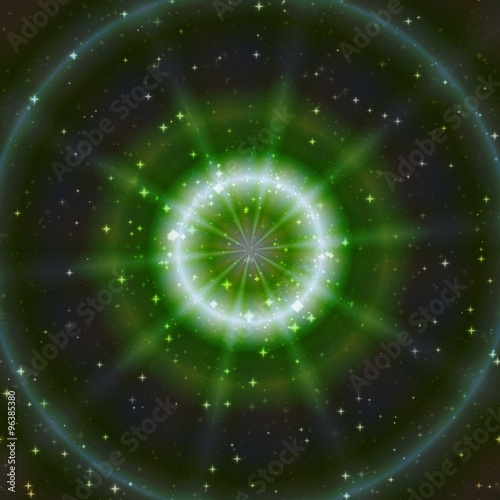 Mandala, starry circle © frantiska