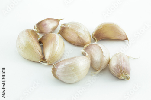 Garlic bulb isolated on white background