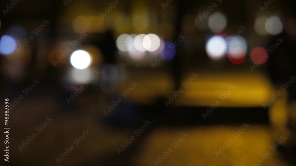 Flare night traffic lights Flare night traffic lights