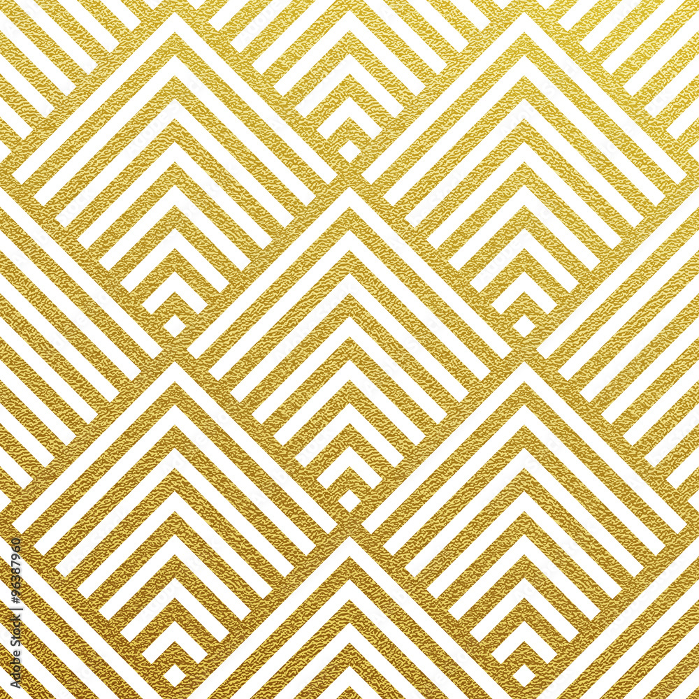 Vector geometric gold pattern