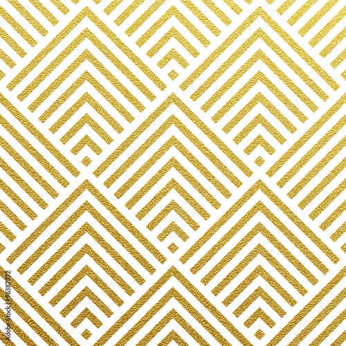 Carta da parati oro - Carta da parati Vector geometric gold pattern