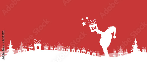 Weihnachtsmann Kalender