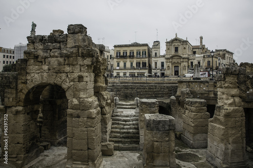 Rovine dell'anfiteatro romano a Lecce