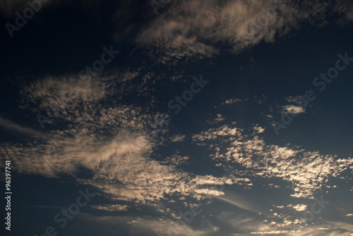 Canvas Print cirrocumulus clouds