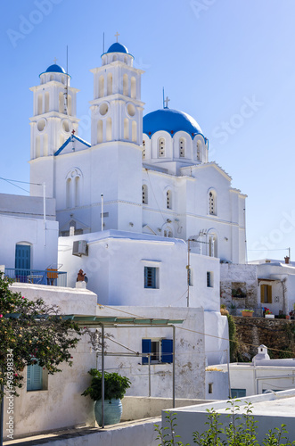 Orthodox church in Sifnos island, Cyclades, Greece