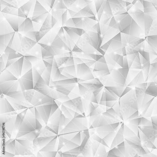 Geometric seamless pattern from triangles. © poltorak