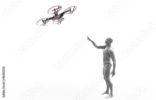 Quadcopter control in three-dimensional space using a noninvasive motor imagery-based brain-computer interface.