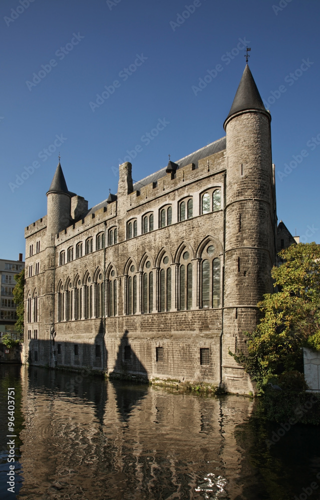 Castle of Gerald Devil in Ghent. Belgium
