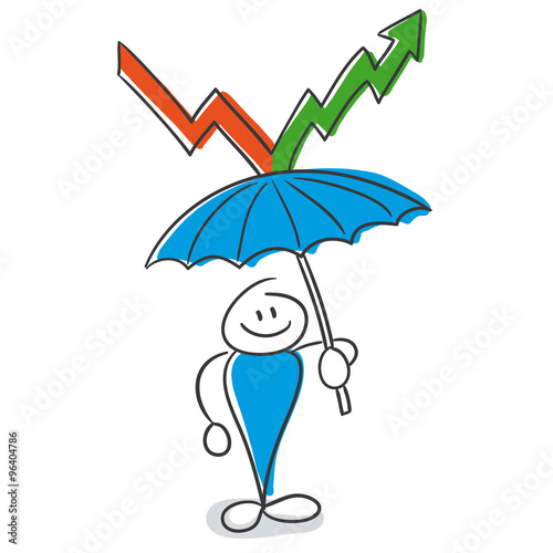 Stick Figure Series Blue