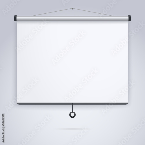 Presentation, Empty Projection screen