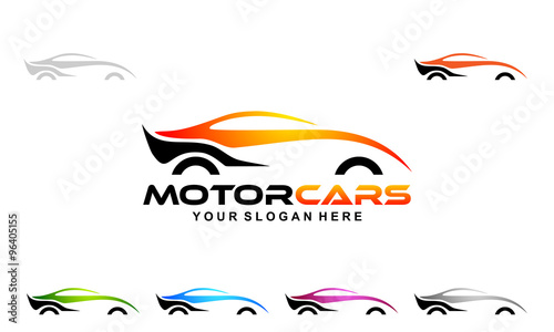 Fototapeta Naklejka Na Ścianę i Meble -  car logo, modern car and professional automotive vector logo design