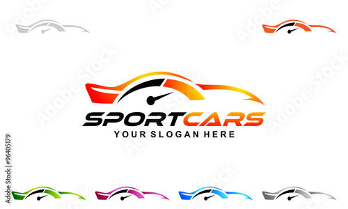 car logo, modern car and professional automotive vector logo design