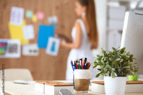 Wallpaper Mural Fashion designers working in studio Torontodigital.ca