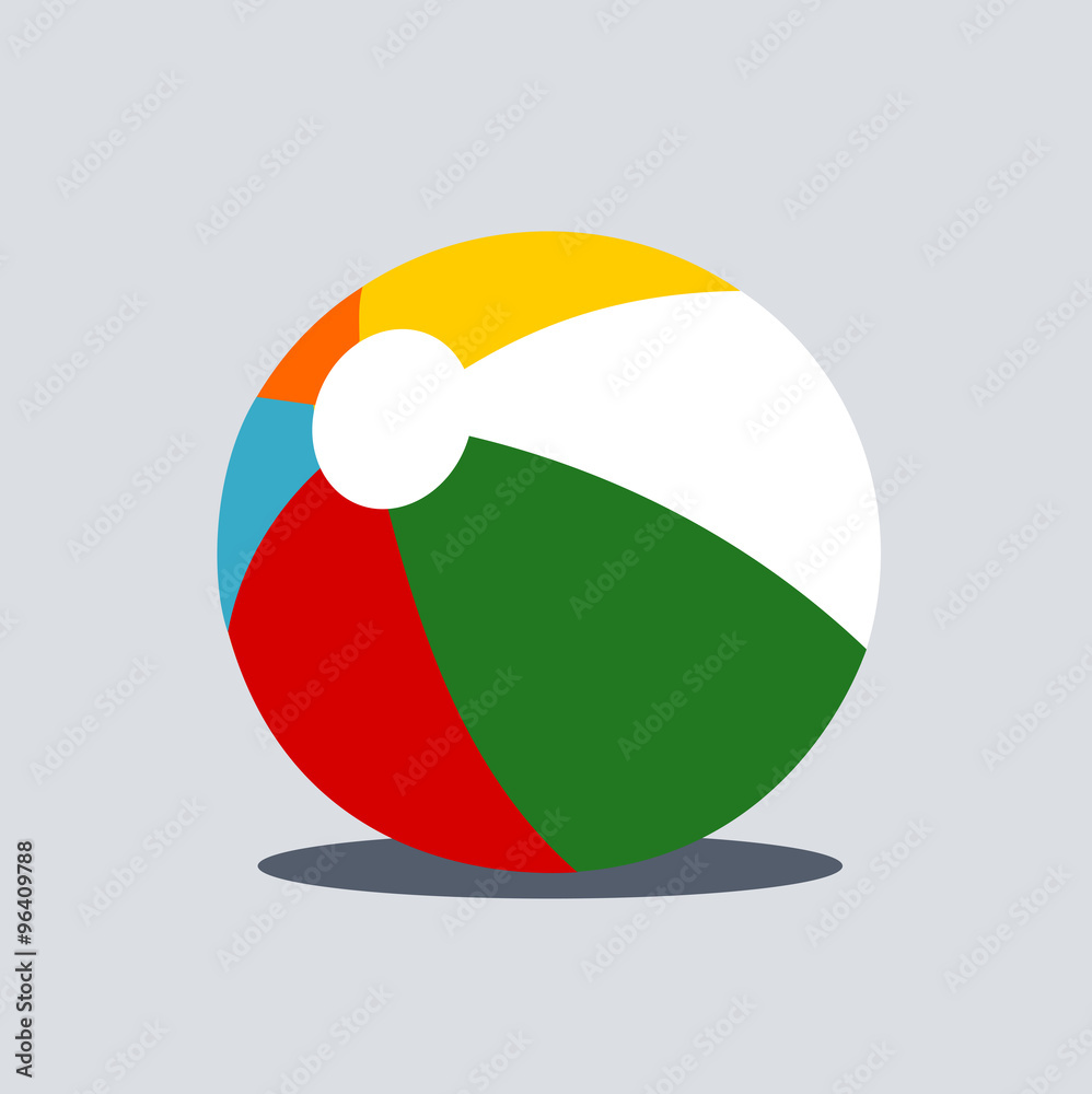 beach ball illustration isolated beach ball illustration isolated