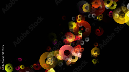 abstract elegant circle background design illustration with space for your text