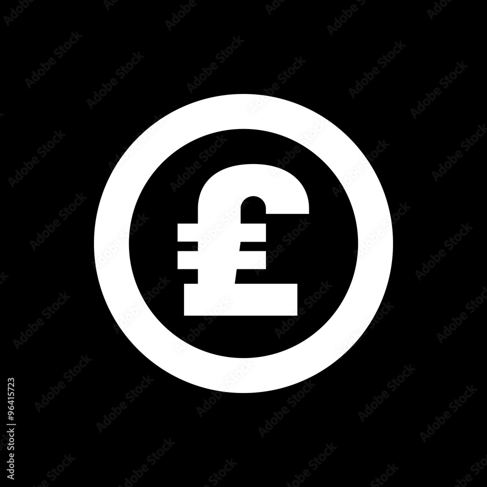 The pound sterling icon. Cash and money, wealth, payment symbol. Flat The pound sterling icon. Cash and money, wealth, payment symbol. Flat