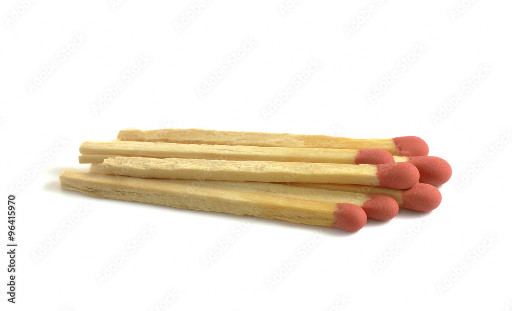 match on white background match on white background