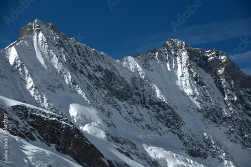 Mischabel Group above Saas Fee in the swiss alps © camerawithlegs