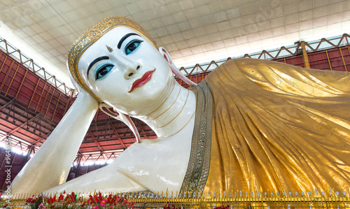 Big Buddha in Myanmar, Kyauk Htat Gyi (Yangon, Myanmar) photo