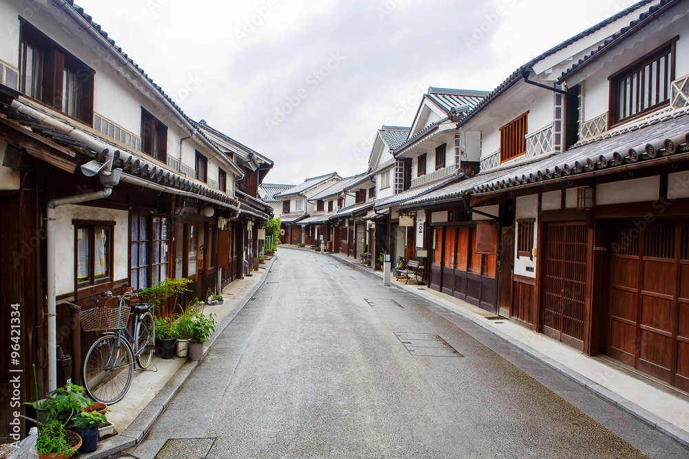 Kurashiki city, old japanese town in Okayama prefecture Kurashiki city, old japanese town in Okayama prefecture