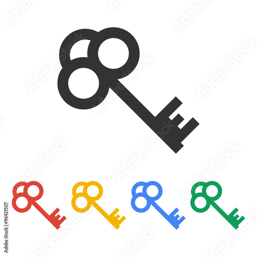 Key vector icon