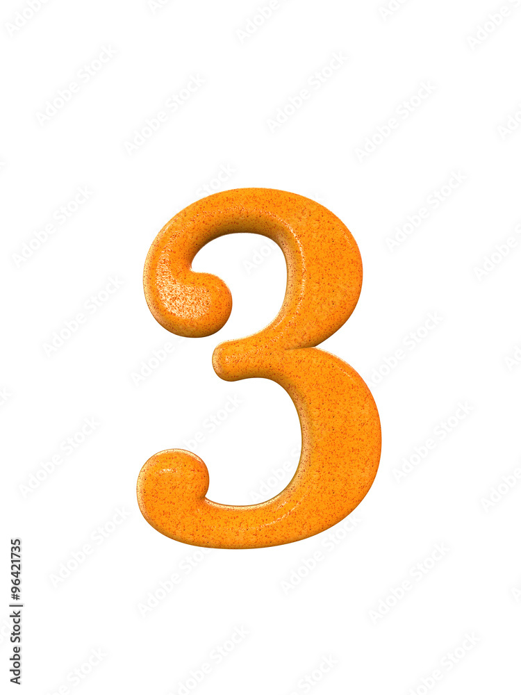Fototapeta premium Alphabet letters 3D