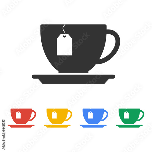cup with tea bag icon