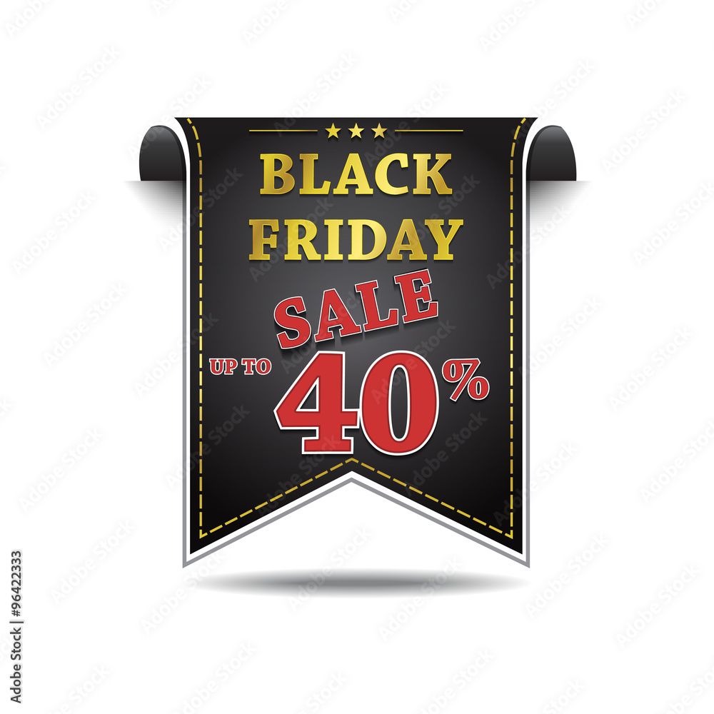 Black Friday Sale Vector Icon Design Black Friday Sale Vector Icon Design