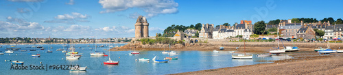 English Cnannel lagoon by St Malo, Brittany, France