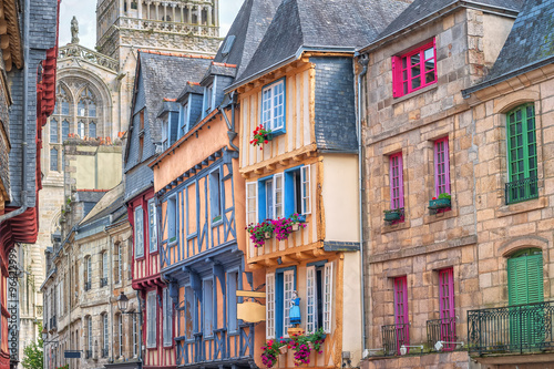 Fotografering Old town of Quimper, Brittany, France