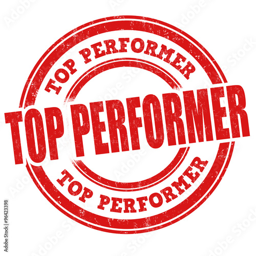 Top performer stamp photo