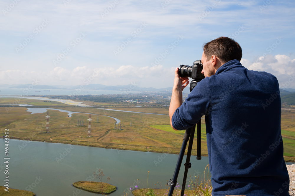 Photographer to shoot panoramas city of Nakhodka