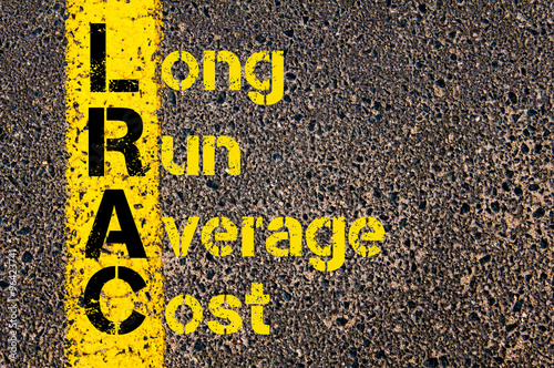 Business Acronym LRAC as Long Run Average Cost
