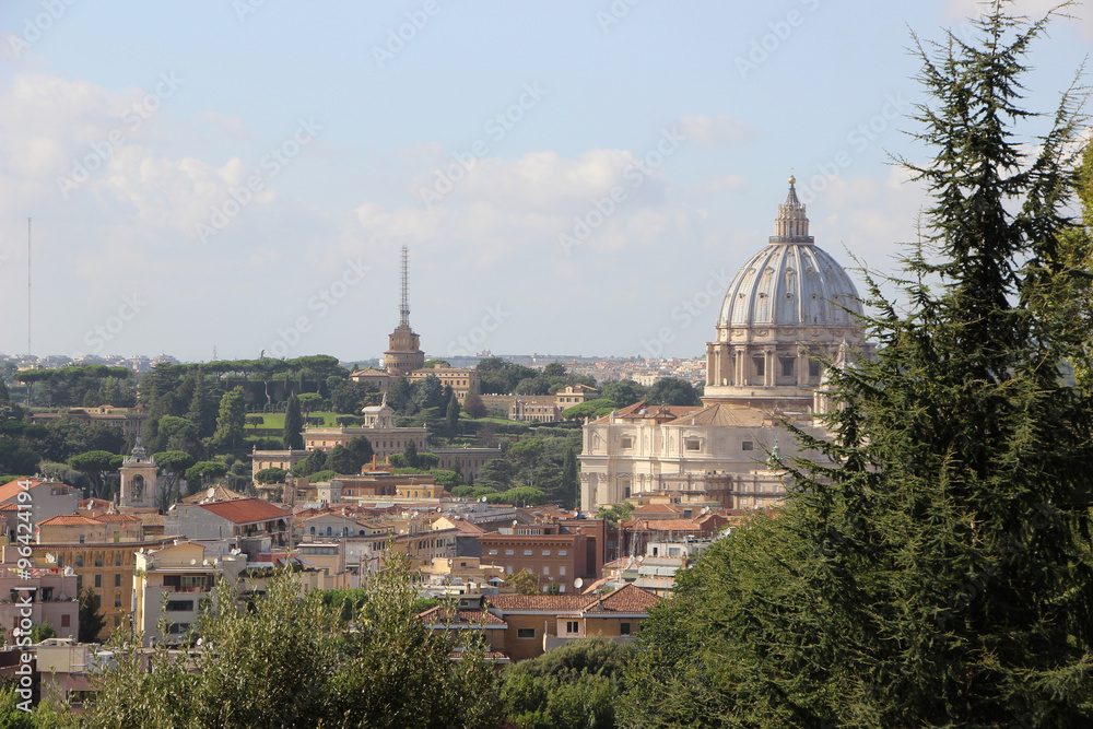 Fototapeta premium Rome,Italy,Basilica di San Pietro.
