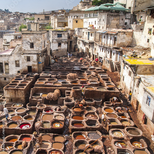 view of old medina in Fes