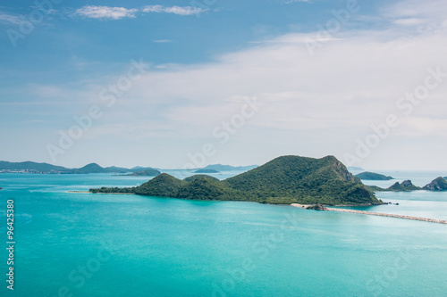beautiful sea. Gulf of Thailand, Toey Ngam Bay.Sattahip District, Chonburi. photo